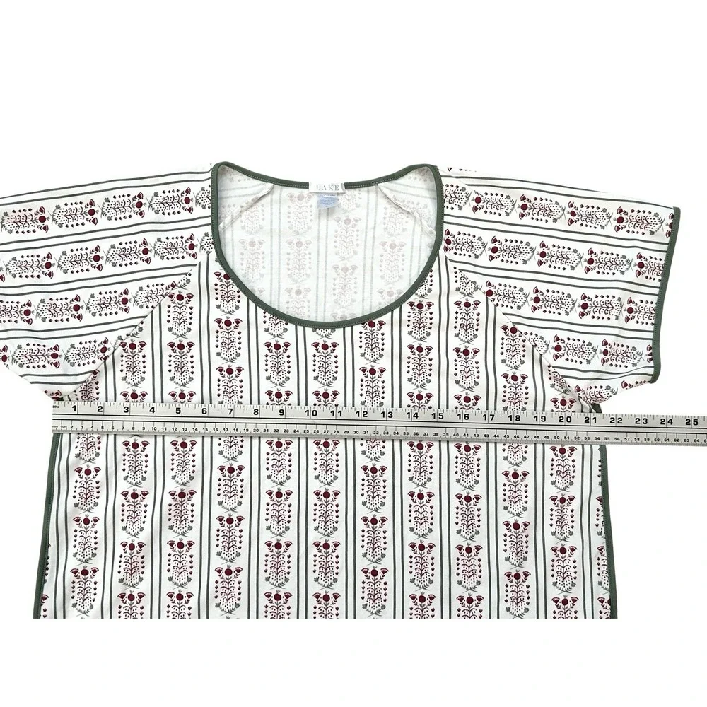 Lake Pajamas Women's Top Shirt XXL Scarlet Antoinette Limited Edition‎ Holiday